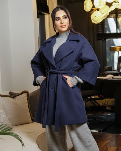 جاكيت زايا الكلاسيكى كحلى