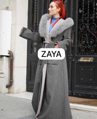 فروة رمادى غامق دبل فيس