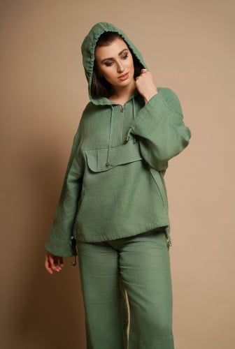 طقم روزا أخضر