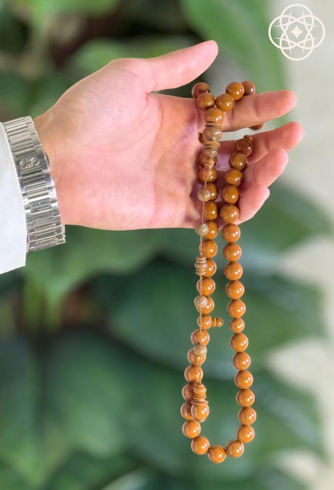 مسباح بكلايت بني بتمويج تيفاني خفيف