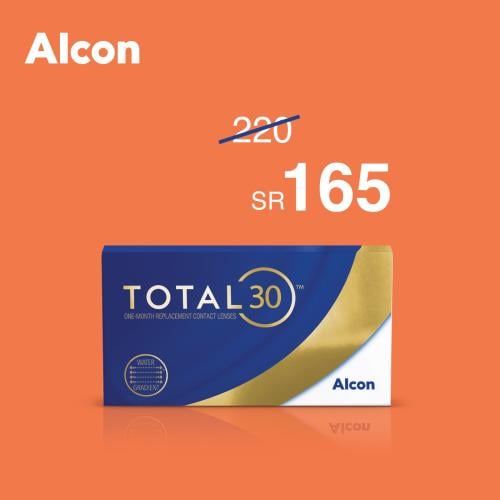 عدسات توتال 30 شهرية - شفاف
