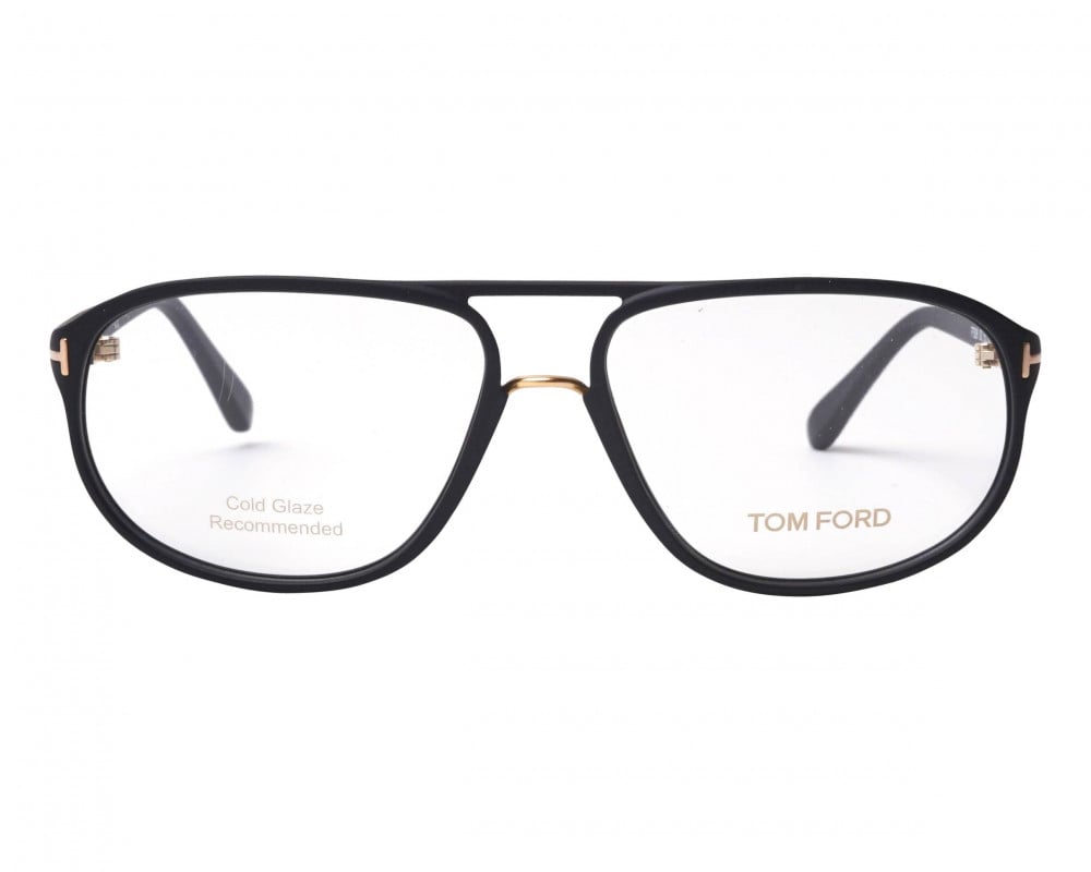 شراء نظارات ماركة توم فورد طبية للجنسين - بيضوي - اسود