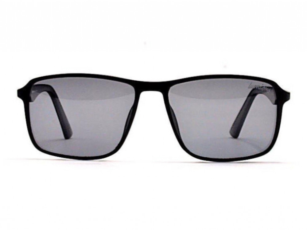 اسعار نظارة لومير شمسية للرجال - شكل مستطيل - لون أسود - زكي