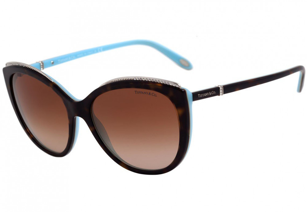 نظارات تيفاني الشمسية للنساء - شكل كات أي - تايجر - زكي