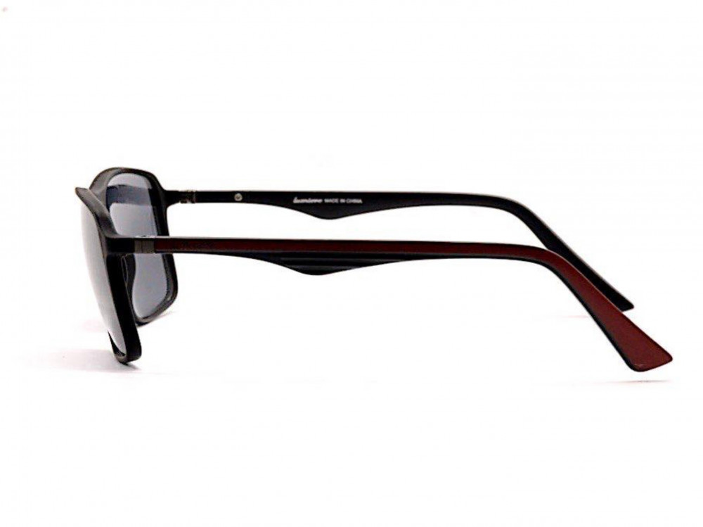 أسعار نظارة لومير شمسية للرجال - شكل مستطيل - لون أسود - زكي