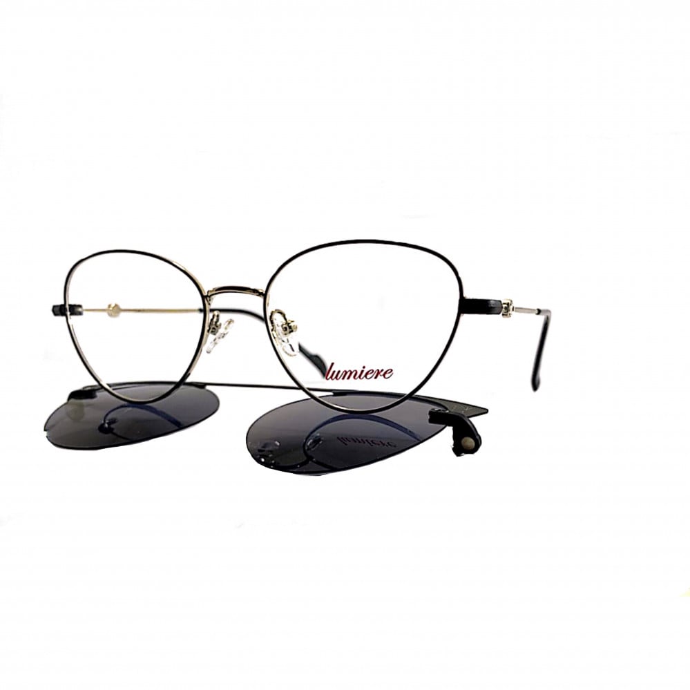 نظارة لومير شمسية وطبية للنساء - اسود