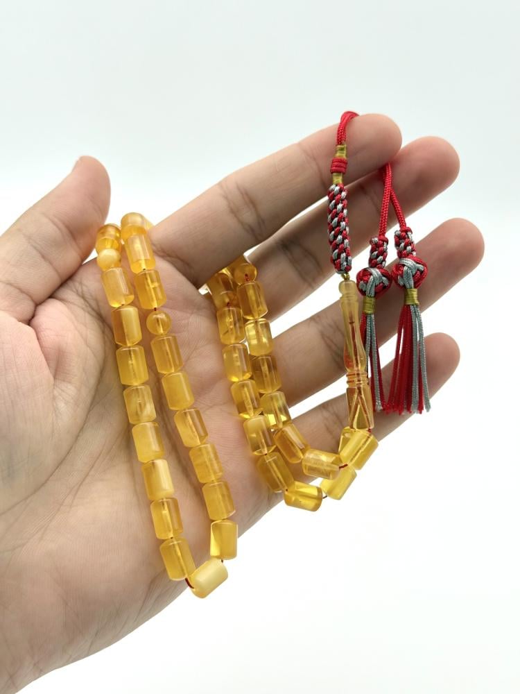 سبحة راقية وفاخرة من الكهرمان البلطيقي الروسي