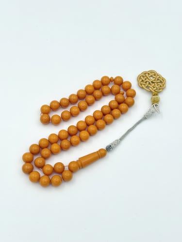 سبحة فاتوران أصفر كركمي طربزونة