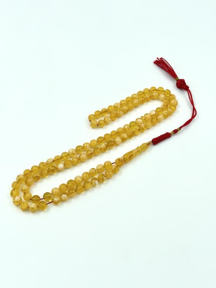 سبحة مستكة فواح شبيه الكهرمان 99 خرزة متاح الآن في متجر فيء