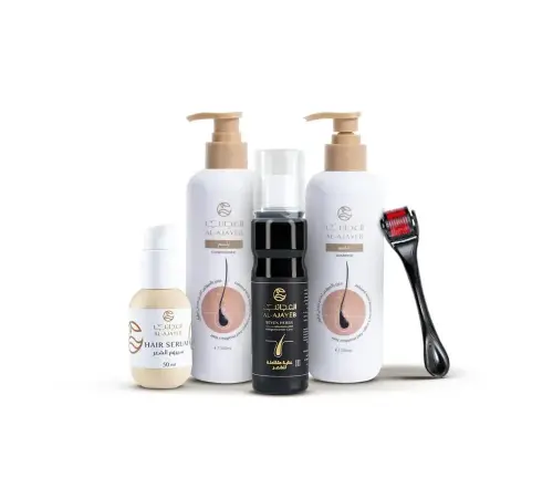 مجموعة كثافة الشعر والحد من التساقط