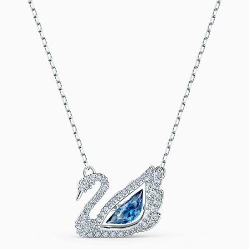عقد Crystal Swan blue