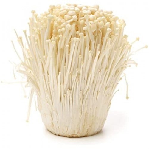 فطر انوكي (Enoki Mushroom) (علبة 100جم)