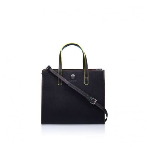 حقيبة كيرت جيجر (أسود بخيوط ملونة)