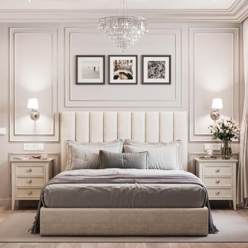 سرير مونتانا - متعدد المقاسات أناقة كلاسيكية وراحة لغرفة نومك