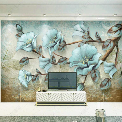 ورق جدران تصميم الطبيعة والأشجار