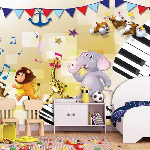 ورق جدران تصميم غرف أطفال