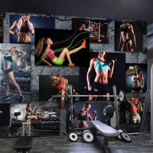 ورق جدران تصميم للنوادي الرياضية