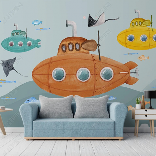 ورق جدران تصميم غرف أطفال