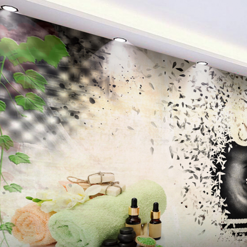 ورق جدران لتصميم صالونات التجميل