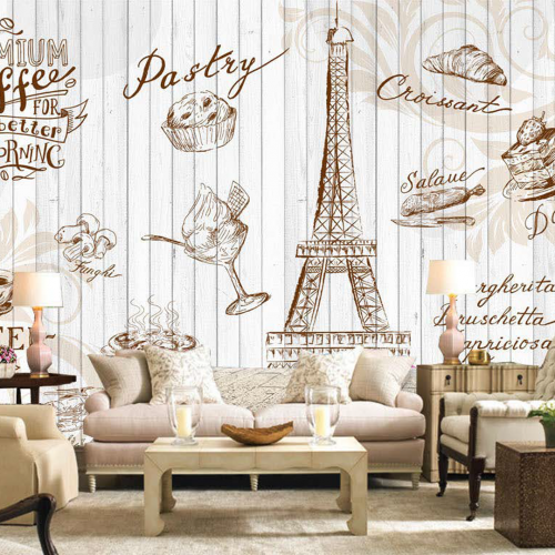 ورق جدران تصميم قهوة