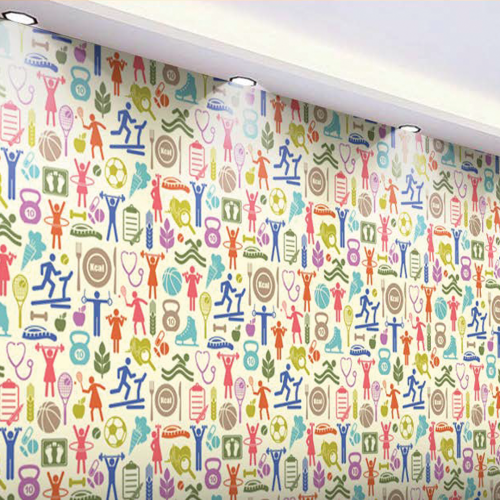 ورق جدران تصميم للنوادي الرياضية