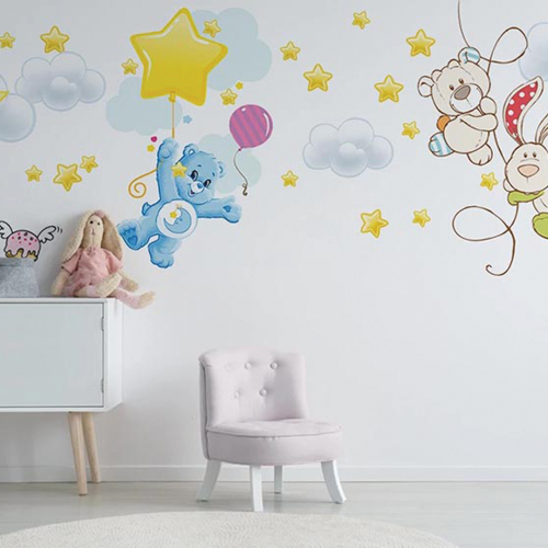 ورق جدران تصميم غرف أطفال