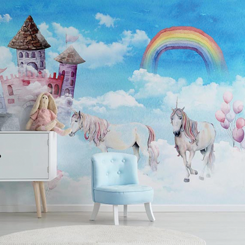 ورق جدران تصميم غرف أطفال