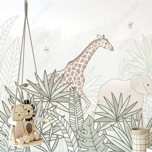 ورق جدران تصميم غرف أطفال