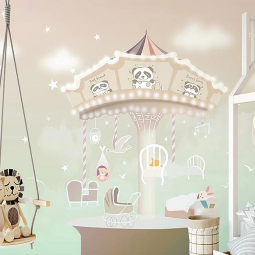 ورق جدران تصميم غرف أطفال