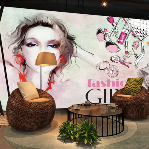 ورق جدران لتصميم صالونات التجميل