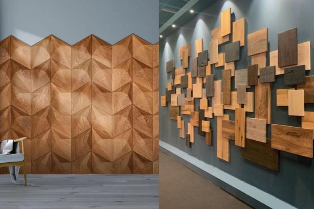 ديكورات خشب للجدران مودرن