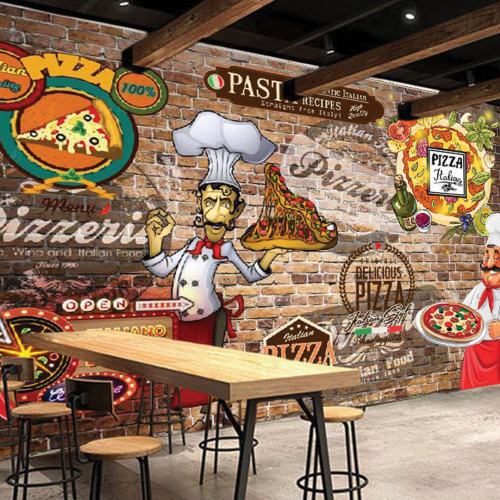 ورق جدران تصميم للمطاعم