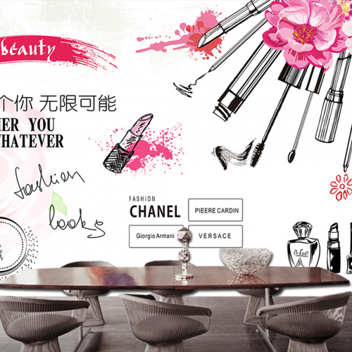 ورق جدران لتصميم صالونات التجميل