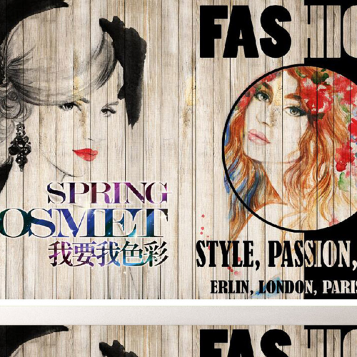 ورق جدران لتصميم صالونات التجميل