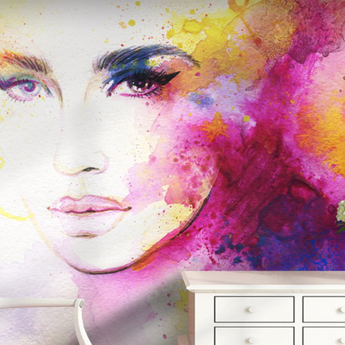 ورق جدران لتصميم صالونات التجميل