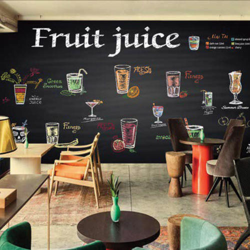 ورق جدران تصميم العصيرات