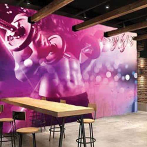 ورق جدران تصميم للنوادي الرياضية