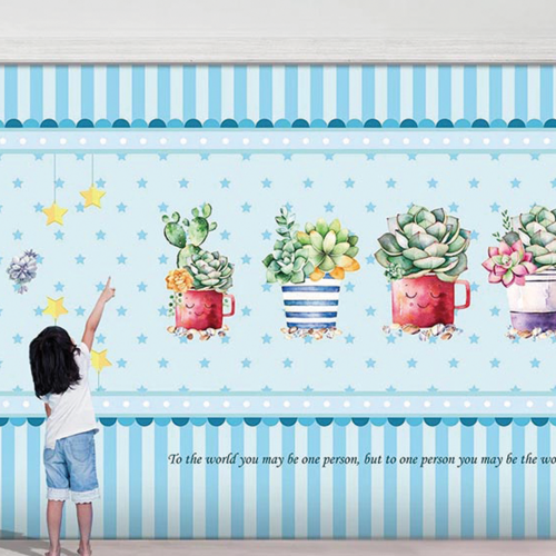 ورق جدران تصميم غرف أطفال