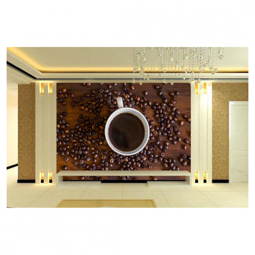 ورق جدران تصميم قهوة