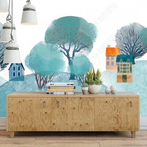 ورق جدران تصميم غرف أطفال