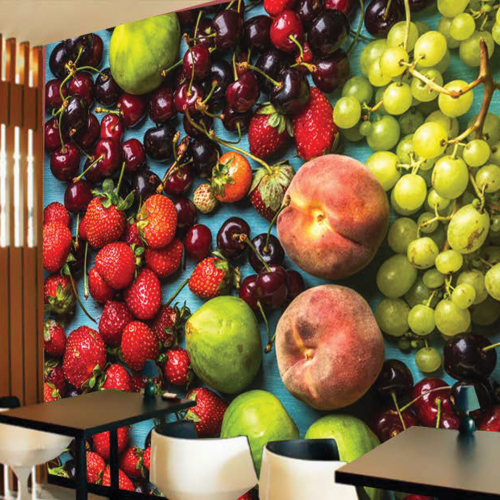 ورق جدران تصميم العصيرات