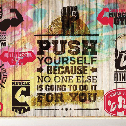 ورق جدران تصميم للنوادي الرياضية