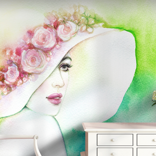 ورق جدران لتصميم صالونات التجميل