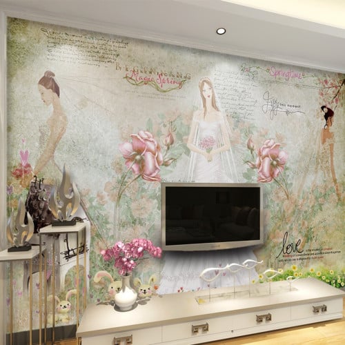 ورق جدران تصميم صالونات التجميل