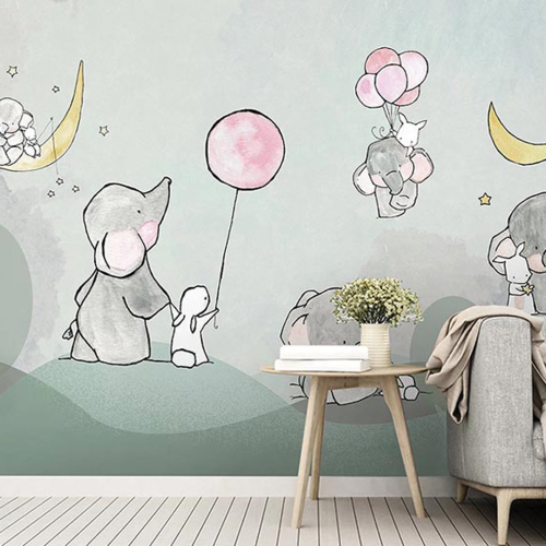 ورق جدران تصميم غرف أطفال