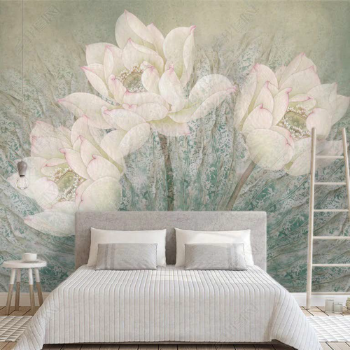 ورق جدران تصميم الطبيعة والأشجار