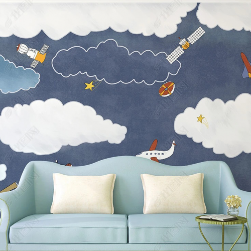 ورق جدران تصميم غرف أطفال