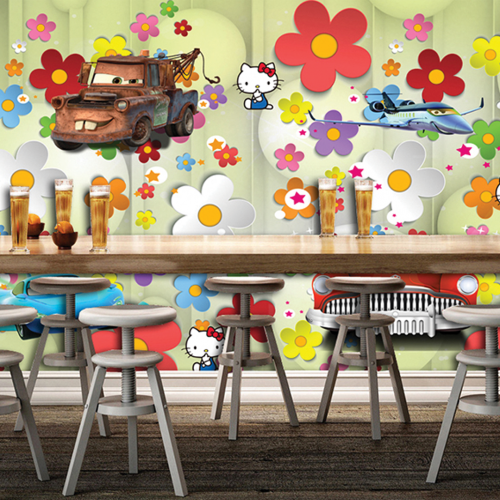 ورق جدران تصميم غرف أطفال