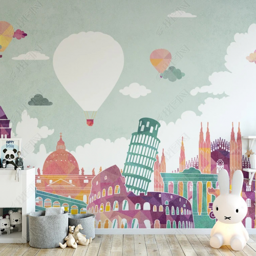 ورق جدران تصميم غرف أطفال