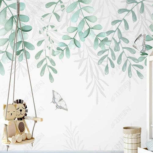 ورق جدران تصميم الطبيعة والأشجار